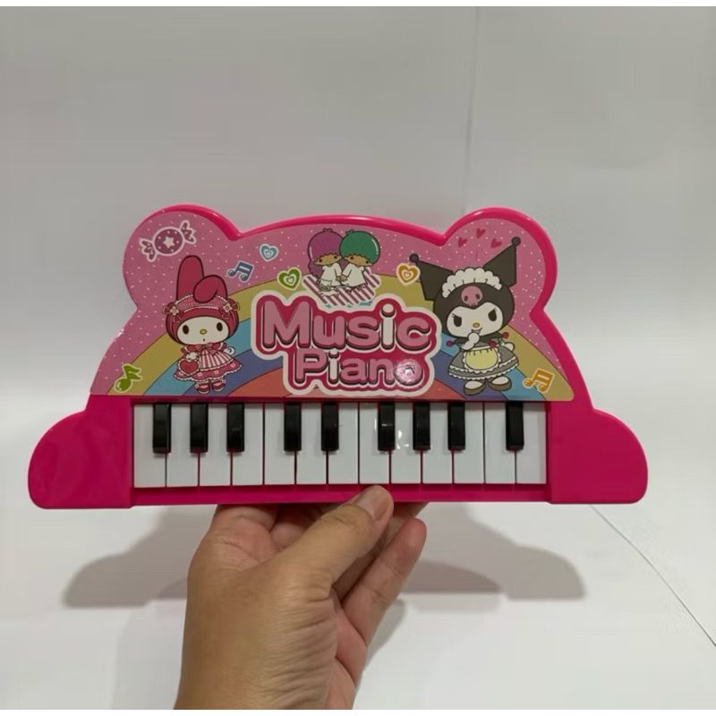 sanrio music piano mini mainan musik anak - kado anak sekolah -hadiah anak cewek anak cowok