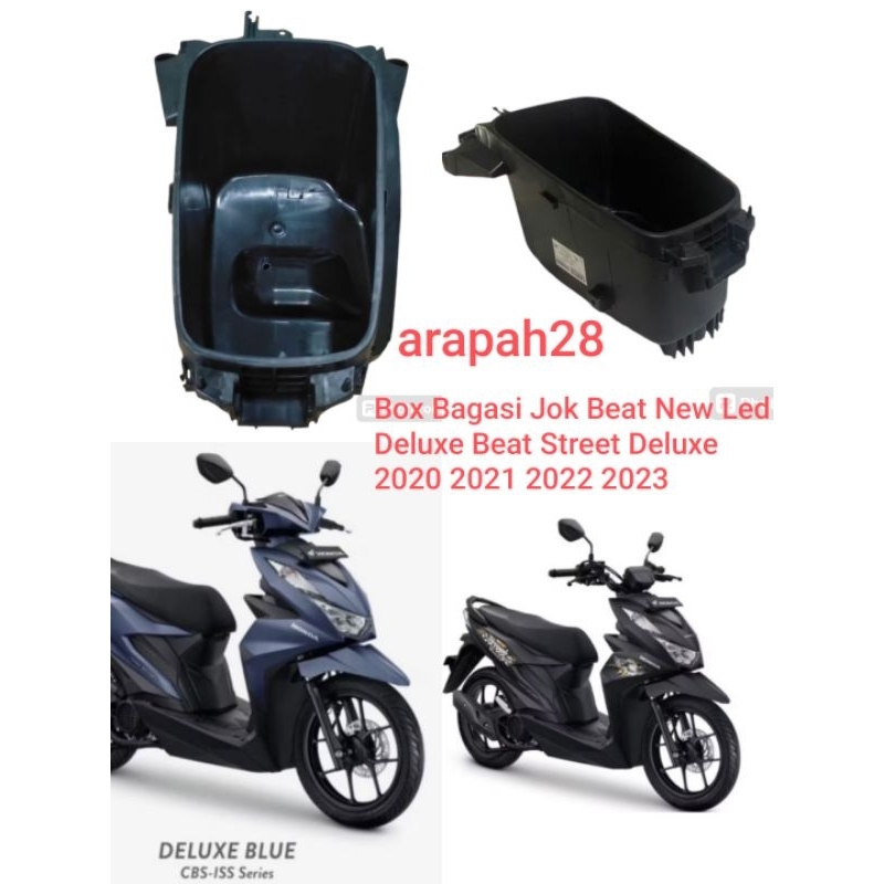 Box Bok Bagasi Jok Beat New Led Deluxe Beat Street Deluxe 2020-2023