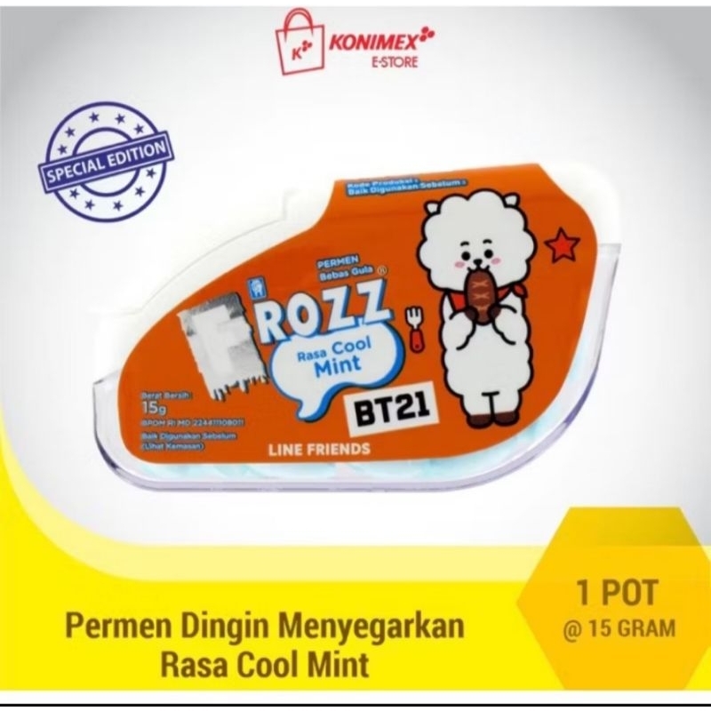 

FROZZ PERMEN BEBAS GULA RASA COOL MINT 15 GR