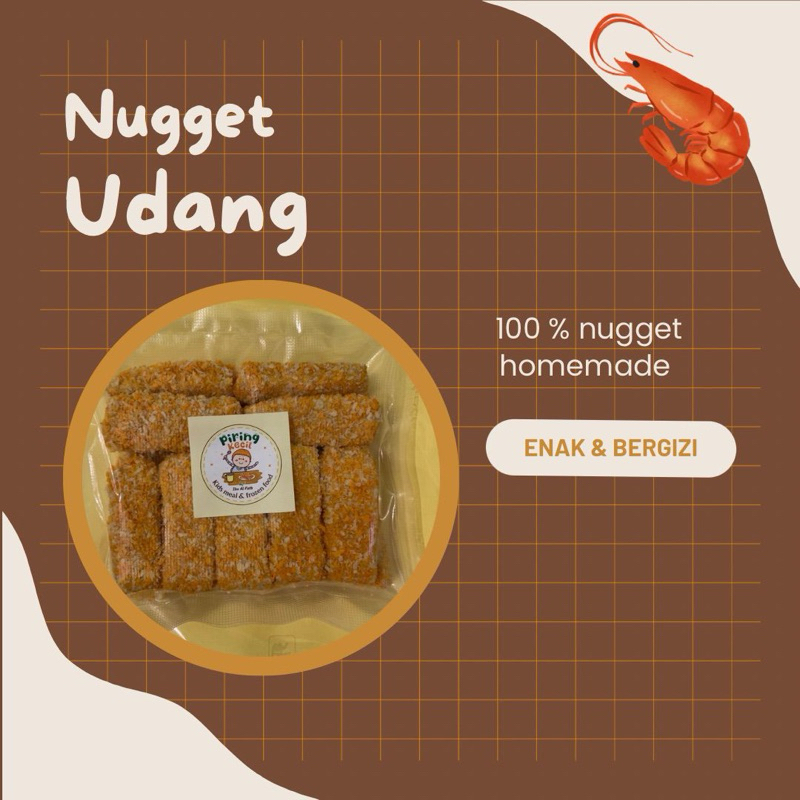 

Nugget Udang homemade/ olahan udang / lauk anak tinggi protein