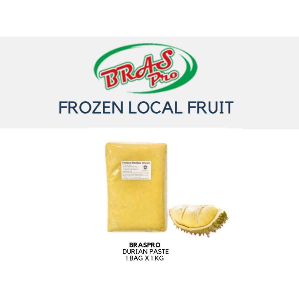 

FROZEN DURIAN PASTE | PUREE DURIAN BRASPRO