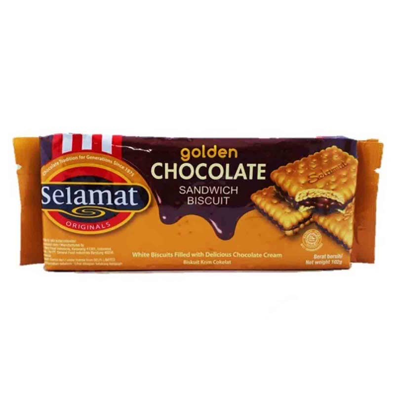 

SELAMAT BISCUIT GOLDEN CHOCOLATE 102GR /PCS