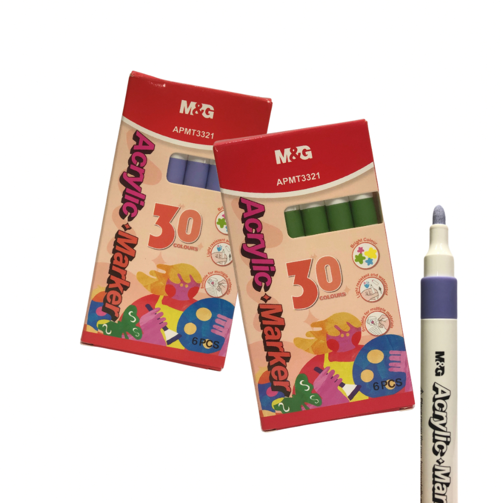 

Acrylic Marker Mini M&G Spidol Akrilik Permanen #APMT3321 Sapidol Akrilik Mini 30 Warna - SATUAN