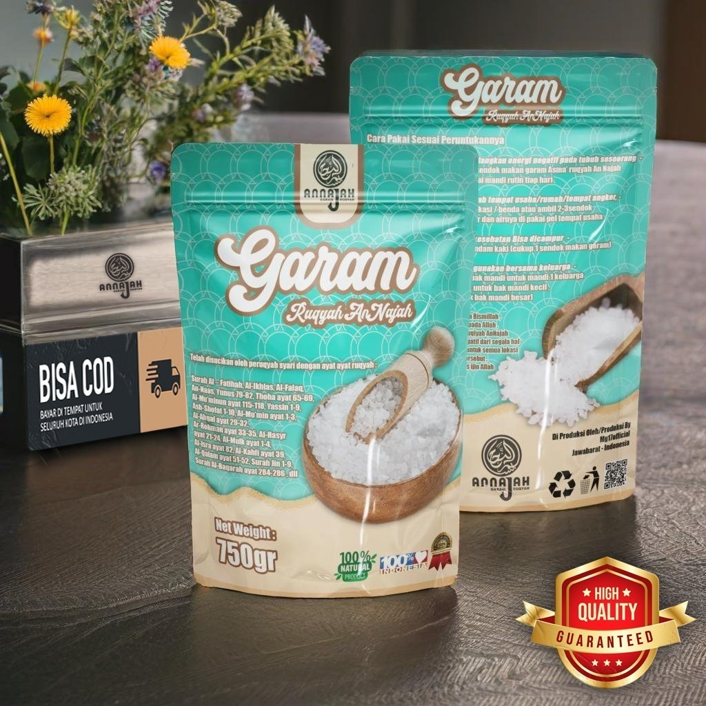 

garam ruqyah /garam netralisir/garam annajah/garam mebersihkan aura negatif/non medis