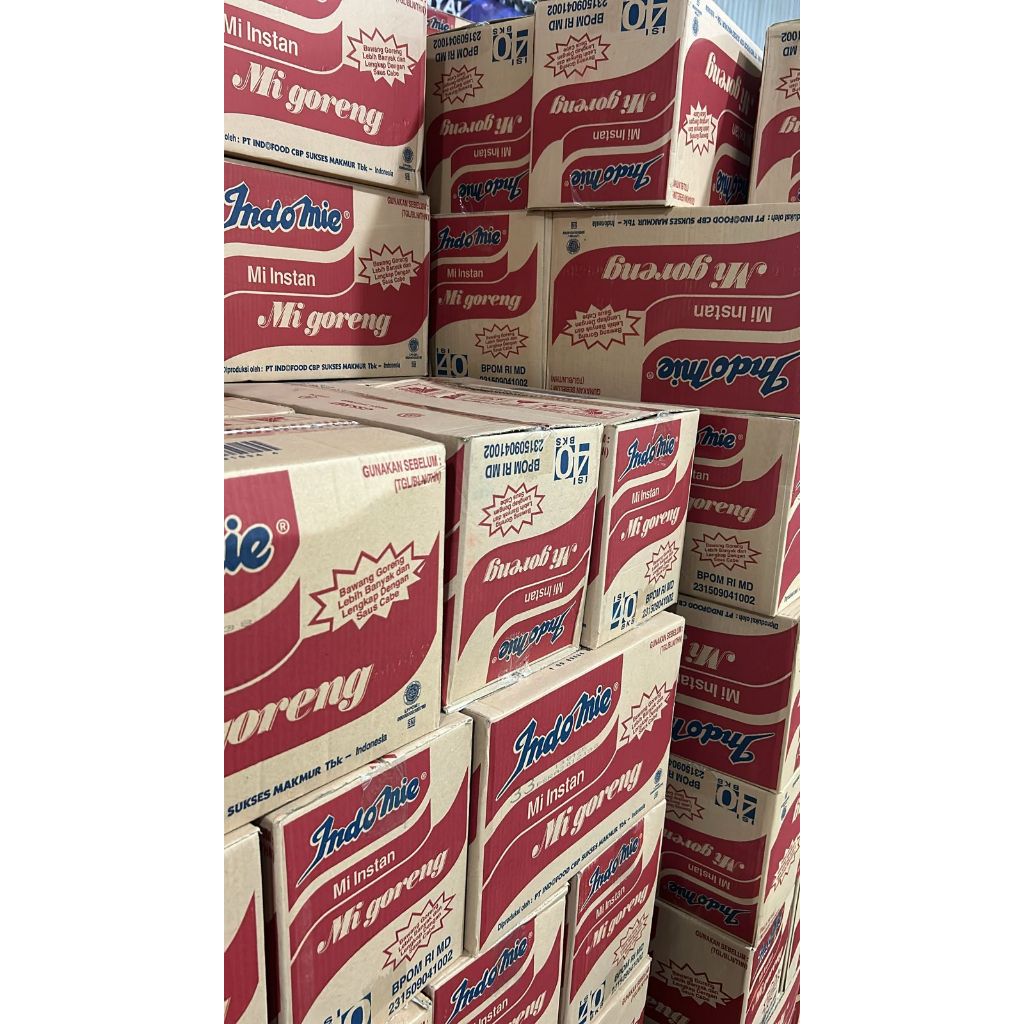 

Indomie Goreng (1 dus isi 40pcs)