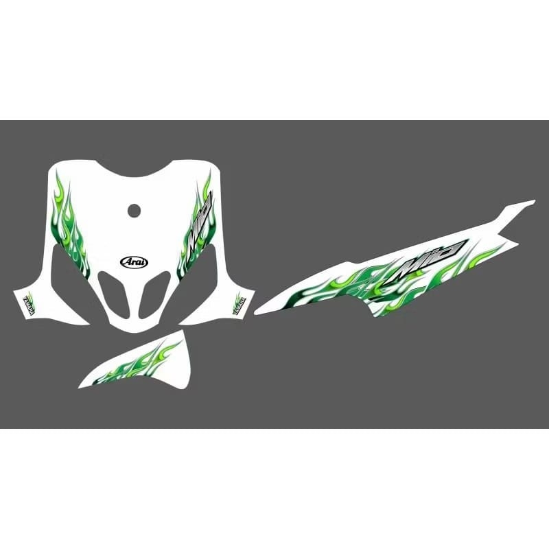 STRIPING TRANSPARAN MIO SPORTY DESAIN API ARAI