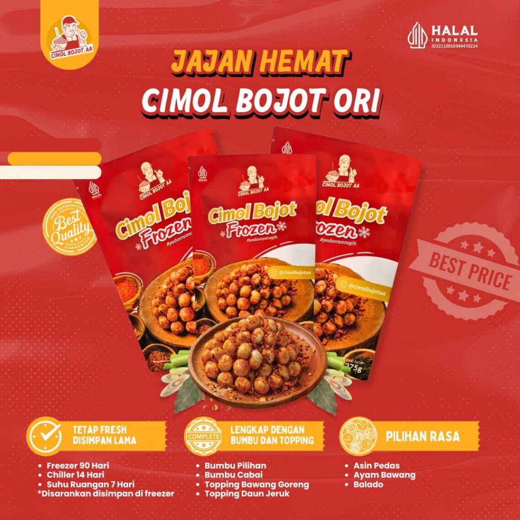 

Paket Jajan Hemat 3 Cimol AA Original