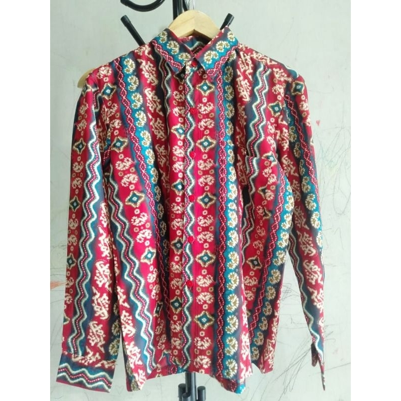 Preloved kemeja sasirangan cowok