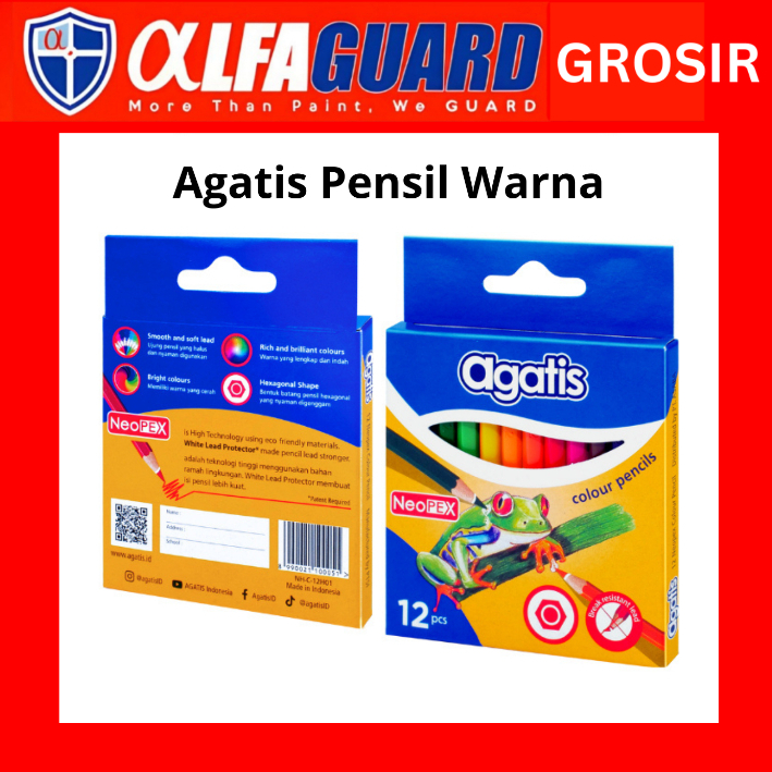 

Agatis - Pensil Warna Neopex Eco Hexagonal - 12 Warna Pendek