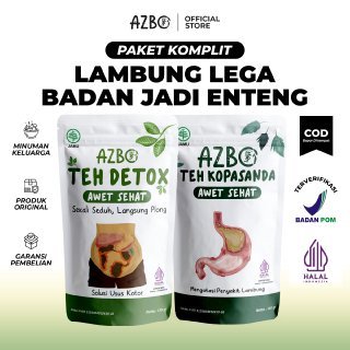 

AZBO Teh Detox dan Teh Kopasanda Bebas Dari Asam Lambung dan Gerd - Bundling [2 Pcs]