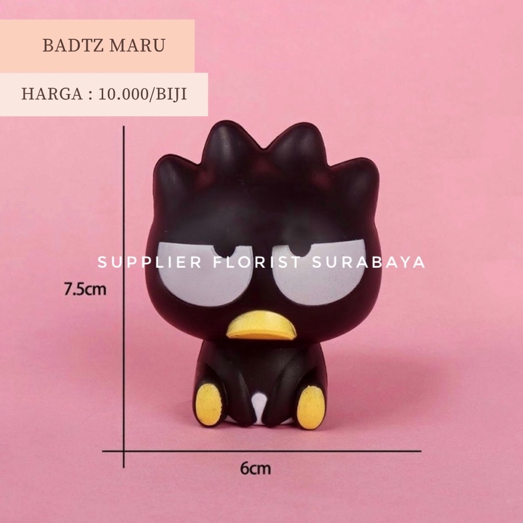 

MINIATUR KUE TART BAD BADTZ MARU SANRIO HELLO KITTY PINGUIN PENGUIN HIASAN PANJANGAN BIRTHDAY CAKE TART ULANG TAHUN ANAK DISNEY PENGUIN JAHAT HITAM ULTAH ANAK BOY GIRL LAKI PEREMPUAN