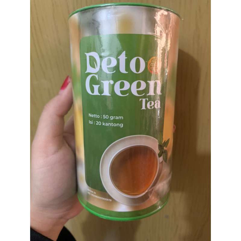 

Teh (exp04.26) Deto Green Tea Teh Hijau untuk Melancarkan Pencernaan isi 20 kantong 50gr