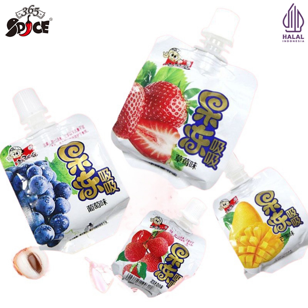 

Hisap Puding Mango Konjac Strawberry Jelly Lychee Apple Grape HALAL SNACK