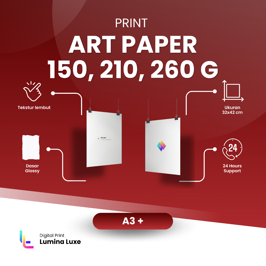 

PRINT KERTAS ART PAPER | PRINT LASER | SUDAH DENGAN PRINT | TERMURAH