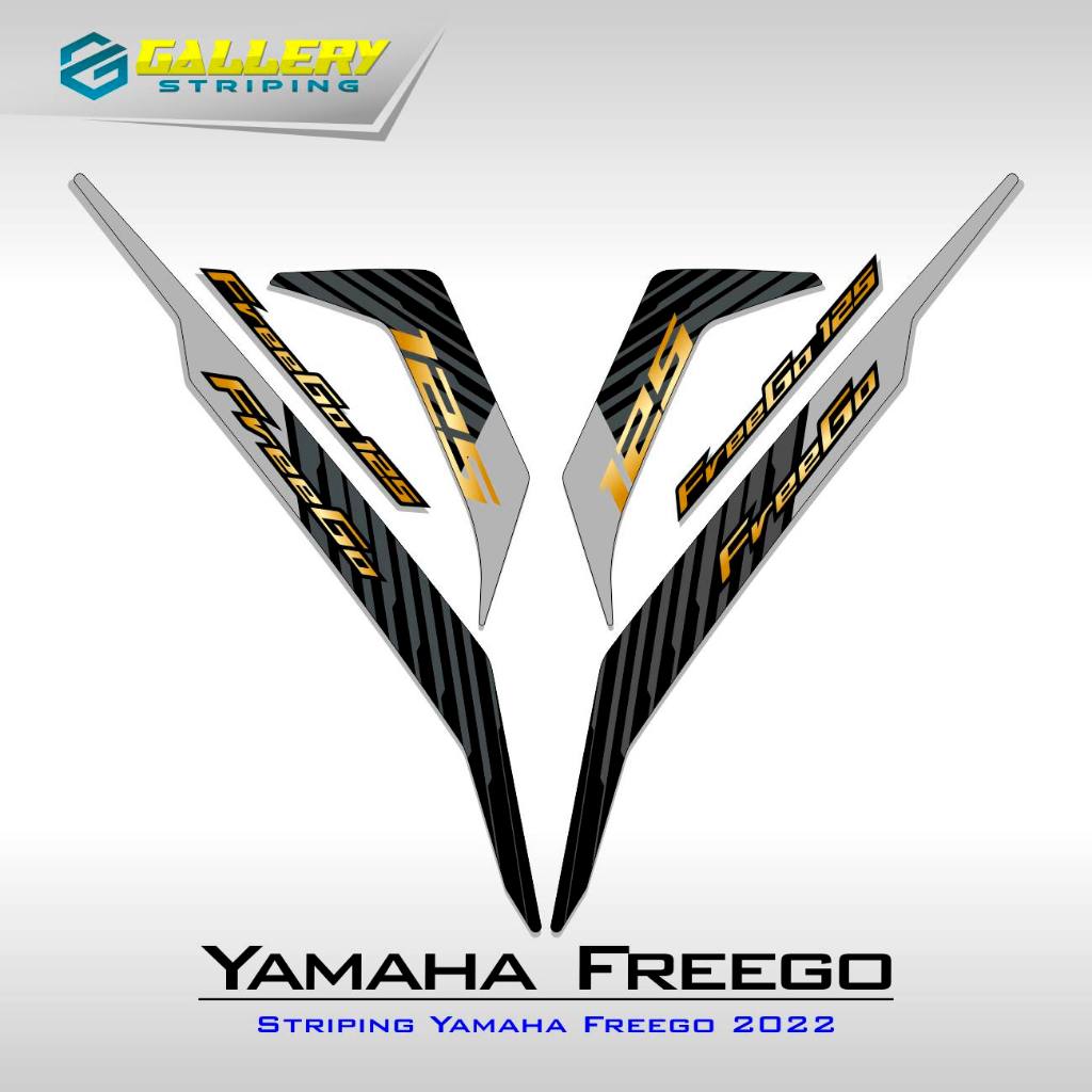 STRIPING YAMAHA FREEGO MOTIF 3 / YAMAHA FREEGO / STIKER FREEGO / STICKER / STIKER / STOCK DECAL / FR