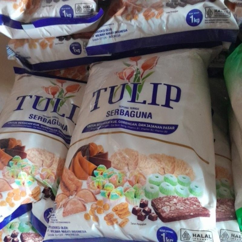 

Tepung terigu serbaguna tulip 1kg