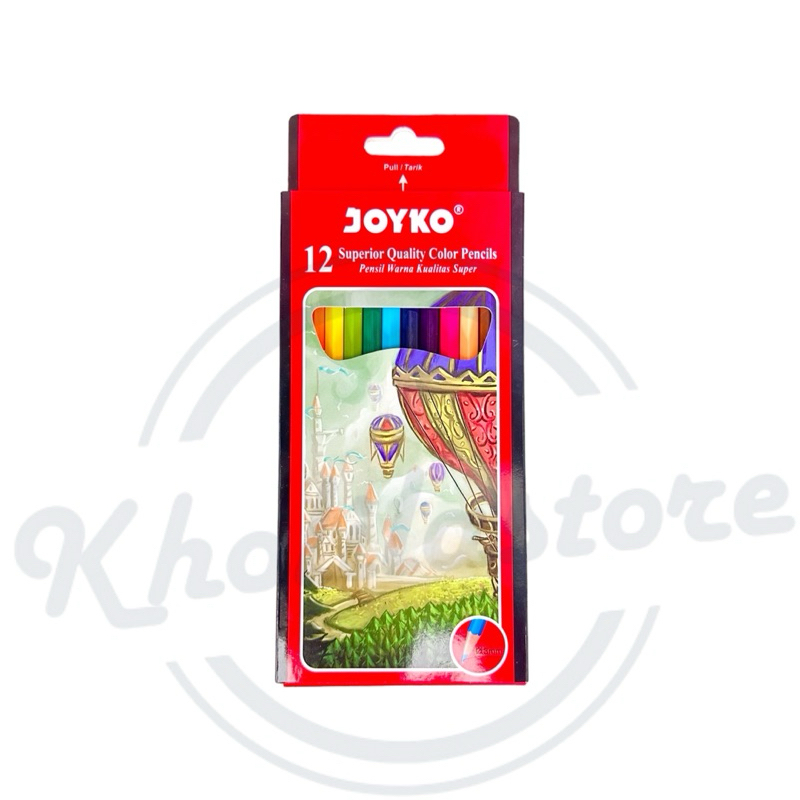 

Pensil Warna Panjang 12W Joyko CP-100 (dus merah)