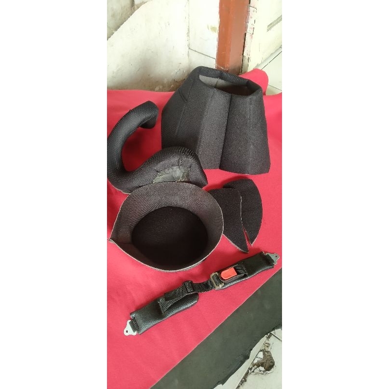 busa helm LTD sport, LTD avent, warna hitam, edisi hitam full set