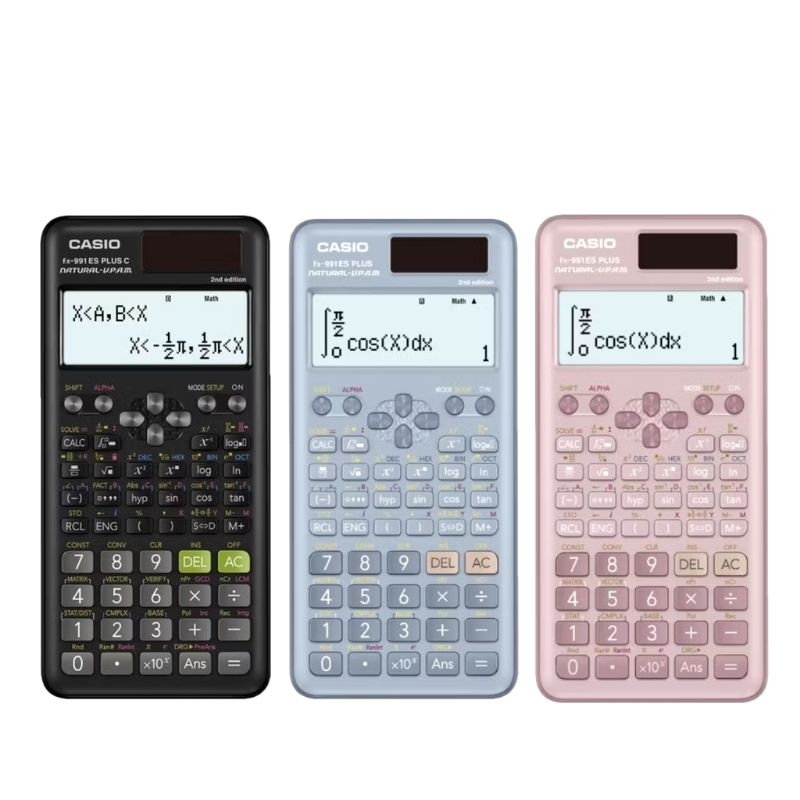 

Casio Calculator Scientific FX-991ES Plus Daya Battery & Tenaga Surya