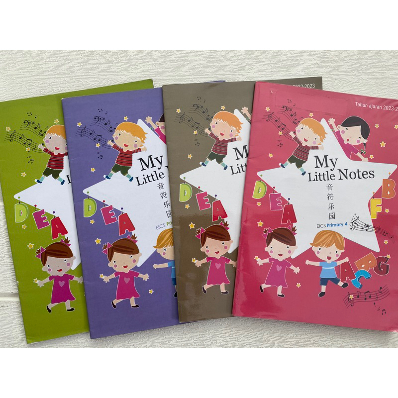 

BUKU BEKAS MY LITTLE NOTES PRIMARY 1 2 3 4