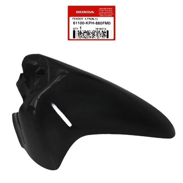 Slebor Spakbor Depan Karisma X Hitam | 61100KPH880FMB 100% ORI AHM