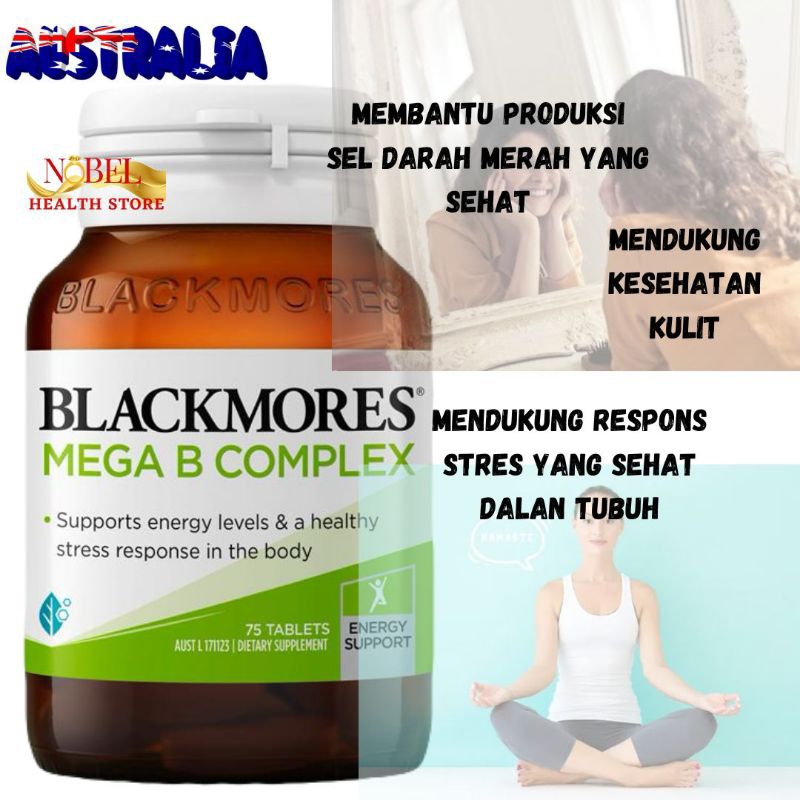 Blackmores Mega B Complex 75 Tablets