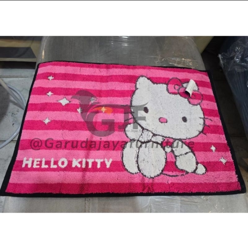 KESET KAKI BAHAN HANDUK HELLO KITTY / KESET KAKI MENYERAP AIR BAHAN HANDUK MURAH DAN BERKUALITAS BAG