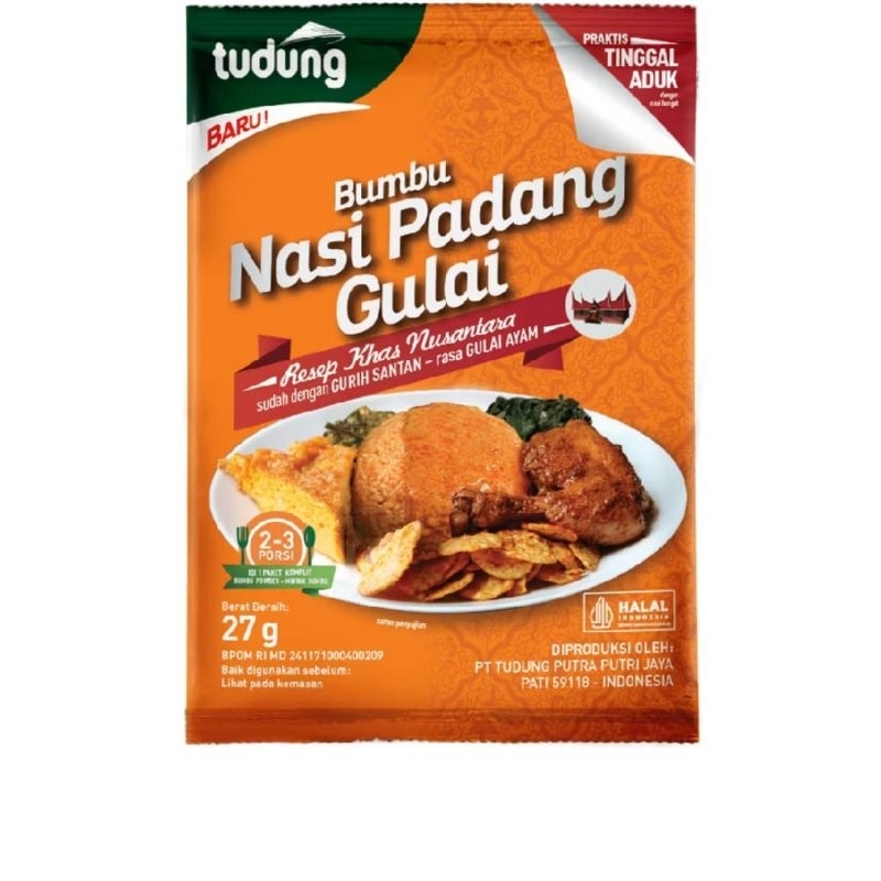 

Bumbu Nasi Padang Gulai Instant 27g