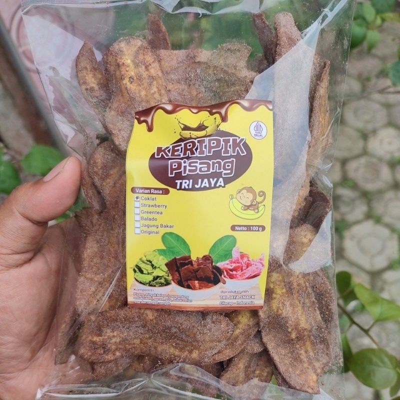 

Keripik Pisang Kepok Aneka Rasa 150 gram / TRI JAYA SNACK