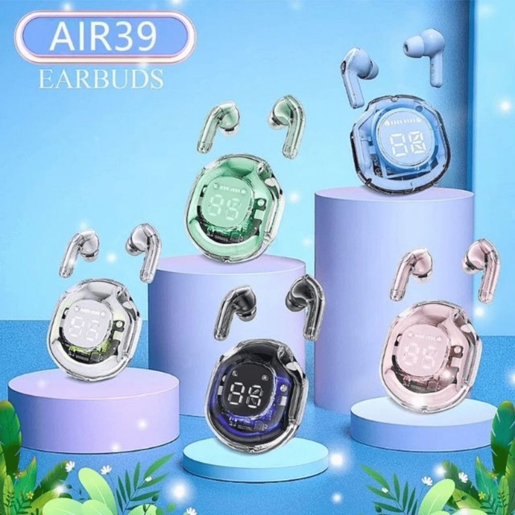 AIR39 TWS Earphone Wireless Earbuds ENC Noise Reduction Game Bluetooth Headphone Headset Bass