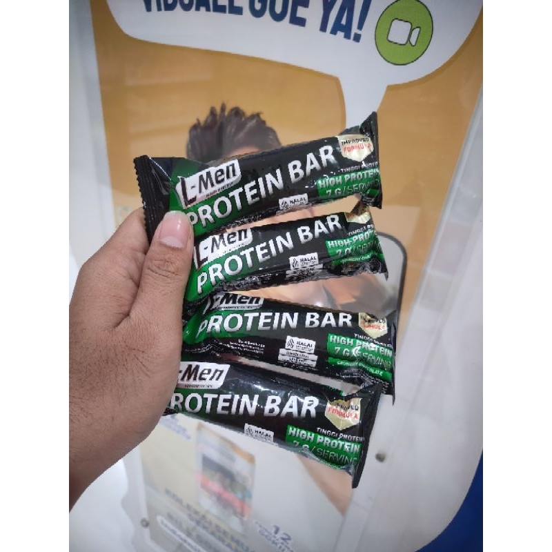 

L-men protein bar coklat 22gr
