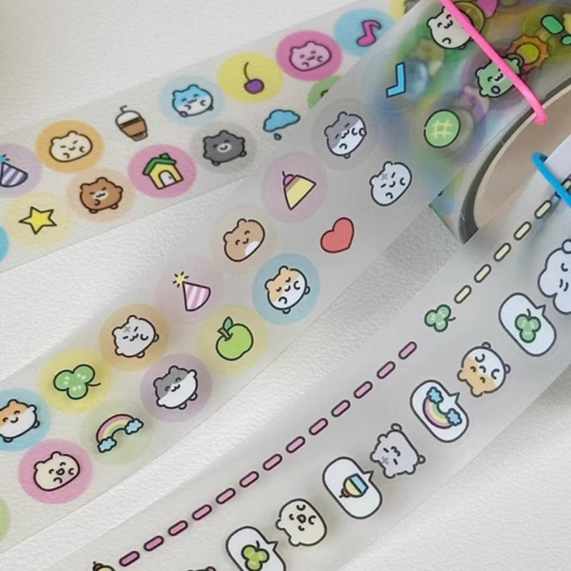 

sticker roll heheclub korea deco journal readystock B2121