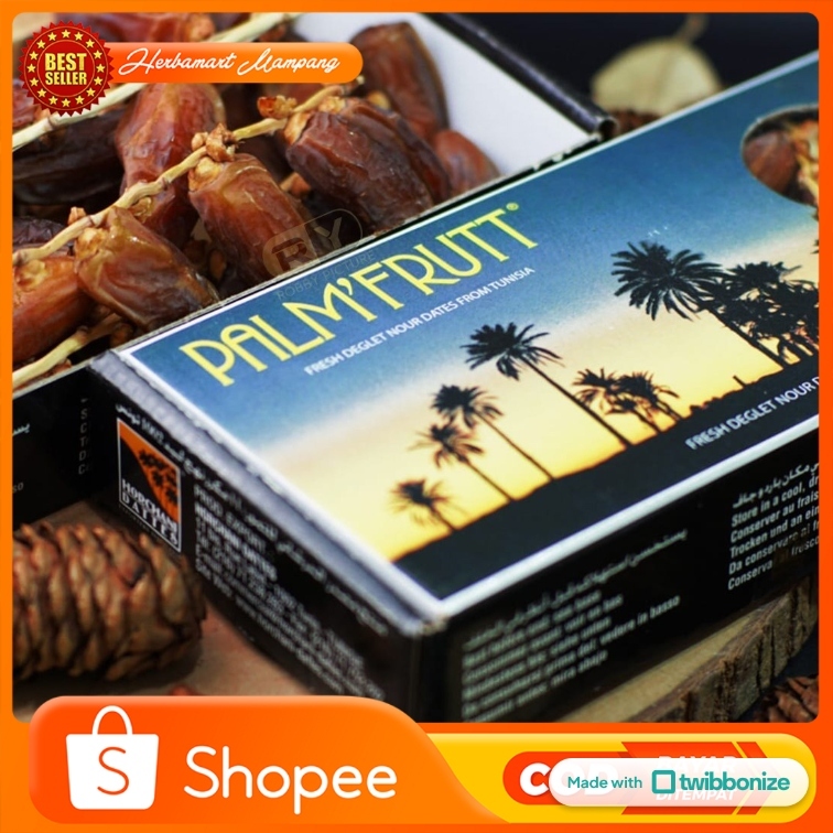 

Kurma tangkai Palm Frutt / Korma Palmfrutt 500 gr