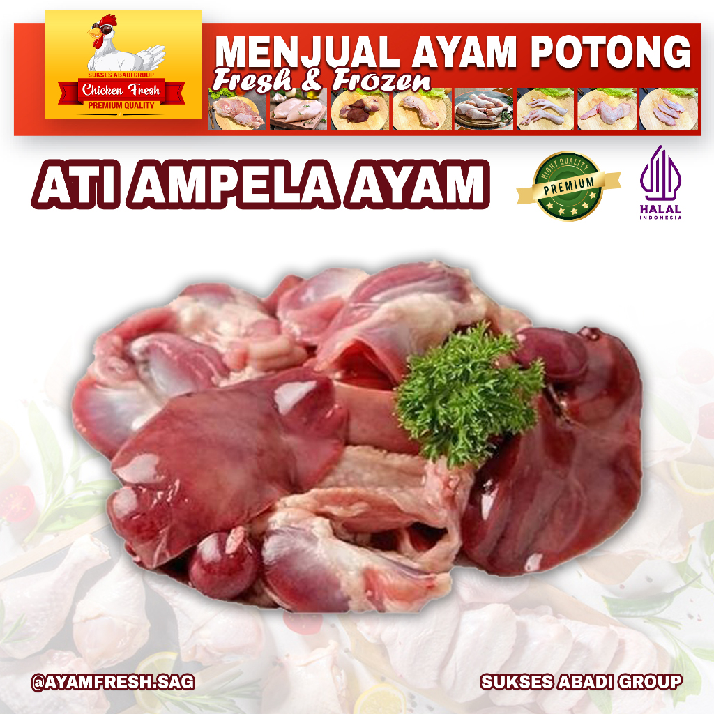 

Ati Ampela Ayam Fresh / Segar / Ati Ampela Ayam Premium