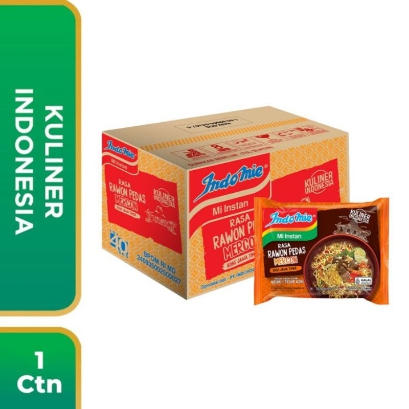 

Indomie Rawon Mercon 1 Dus Isi 40Pcs