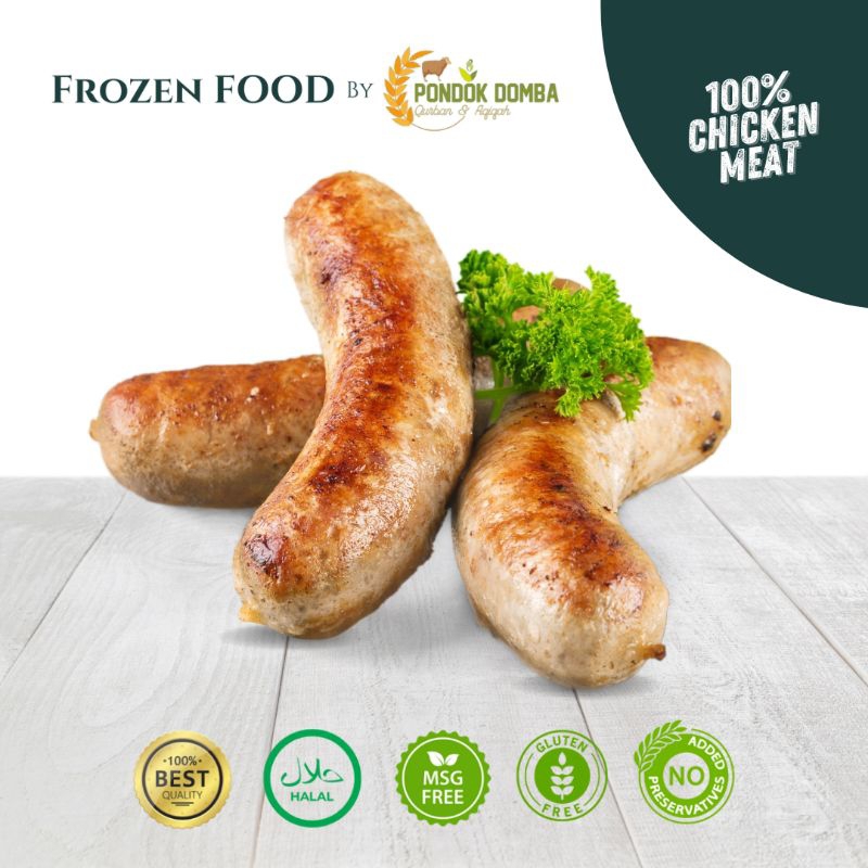 

Sosis Ayam Premium Gluten Free MPASI sehat