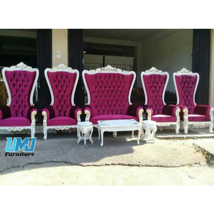 SET KURSI PELAMINAN SYAHRINI MANTEN TINGGI 175cm | SET KURSI PELAMINAN SYAHRINI MANTEN KOMPLIT 150