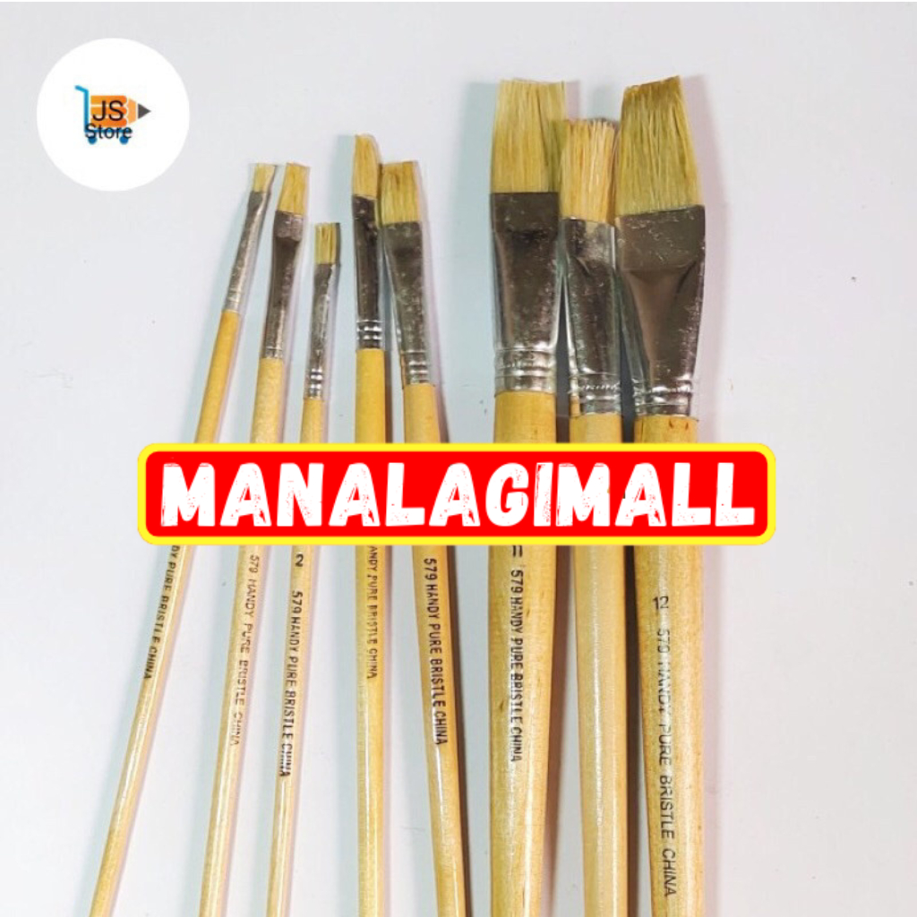

Kuas Lukis Handy Model eterna No 1 - 12 / Kuas Lukit Cat Minyak Arilik Acrylic
