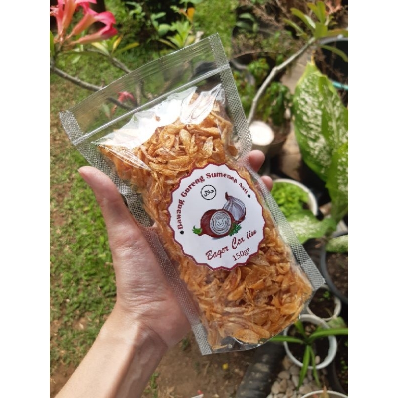 

Bawang Goreng Sumenep Asli CEU IIM Original 150gr (Pouch)