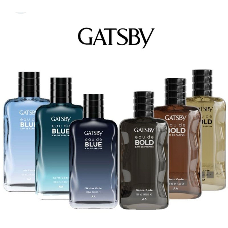 GATSBY Eau De Blue Parfume & Eau De Bold EDP 100ml || 6 Variant Aroma || Barang Original & BPOM