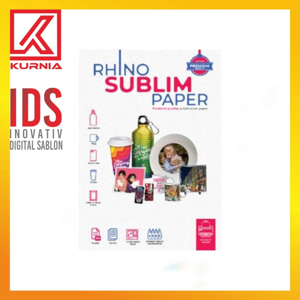 

KODE PRODUK SLLIA3693 Rhino Kertas Sublim Transfer Paper Sublim Premium Ukuran A4 TPS 2