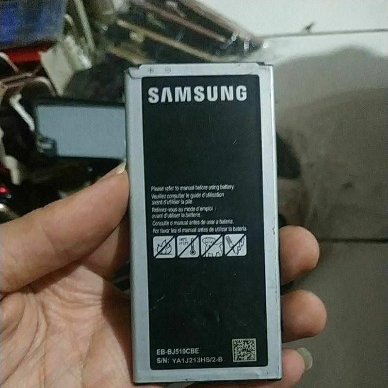 BATERAI BEKAS J5 2016 BJ510CBE MINUS ATASAN