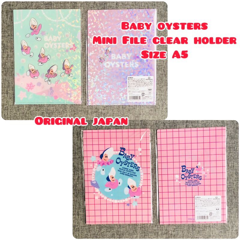 

disney edition baby oysters mini file holder size A5 original japan