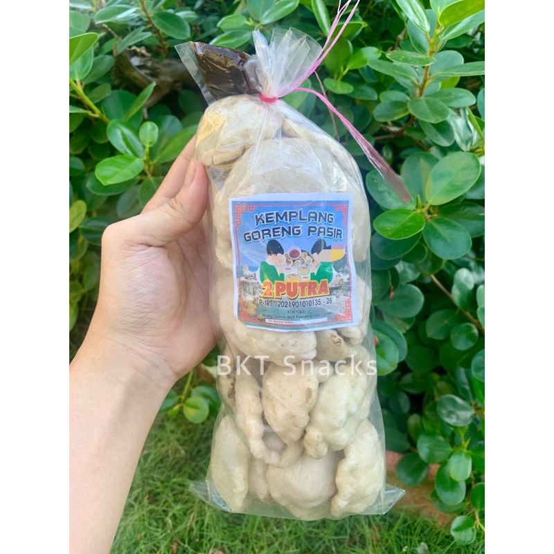 

Kemplang Goreng Pasir Bangka Cap 2 Putra Kerupuk Goreng Pasir Cocolan Belacan/Terasi