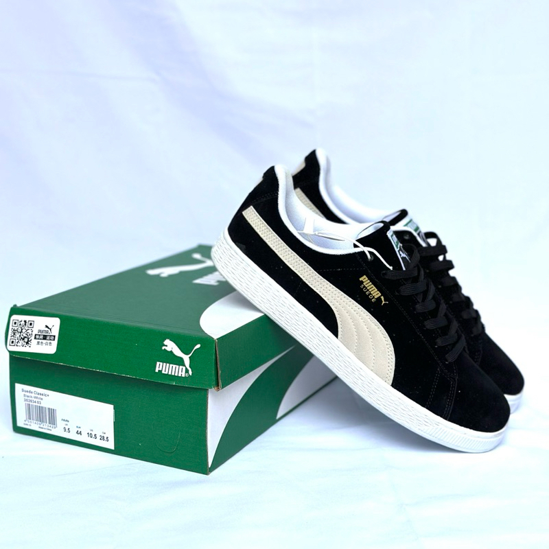 Puma Suede Classic Black White Bnib 100% Authentic