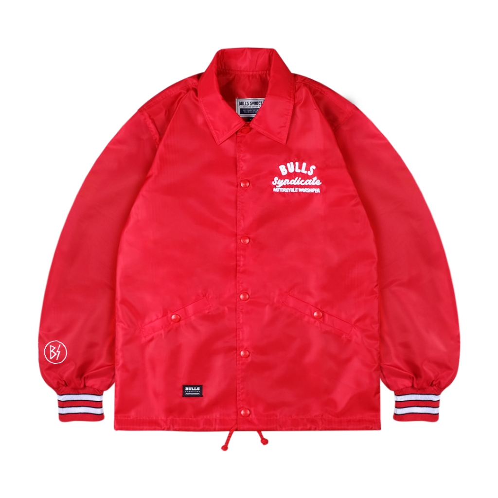 BULLS SYNDICATE Coach Jacket | Agadez Red