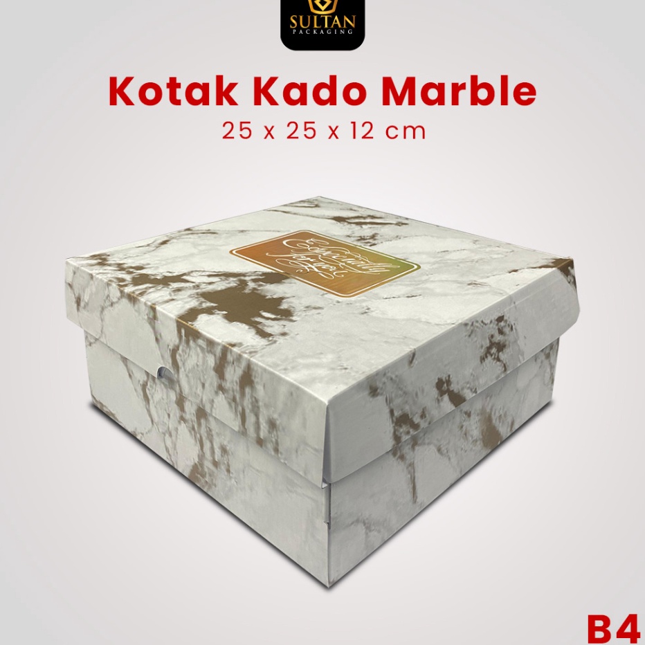 

LUAR BIASA Kotak Kado Marble Box Hadiah Kotak Souvenir Kotak Baju B4