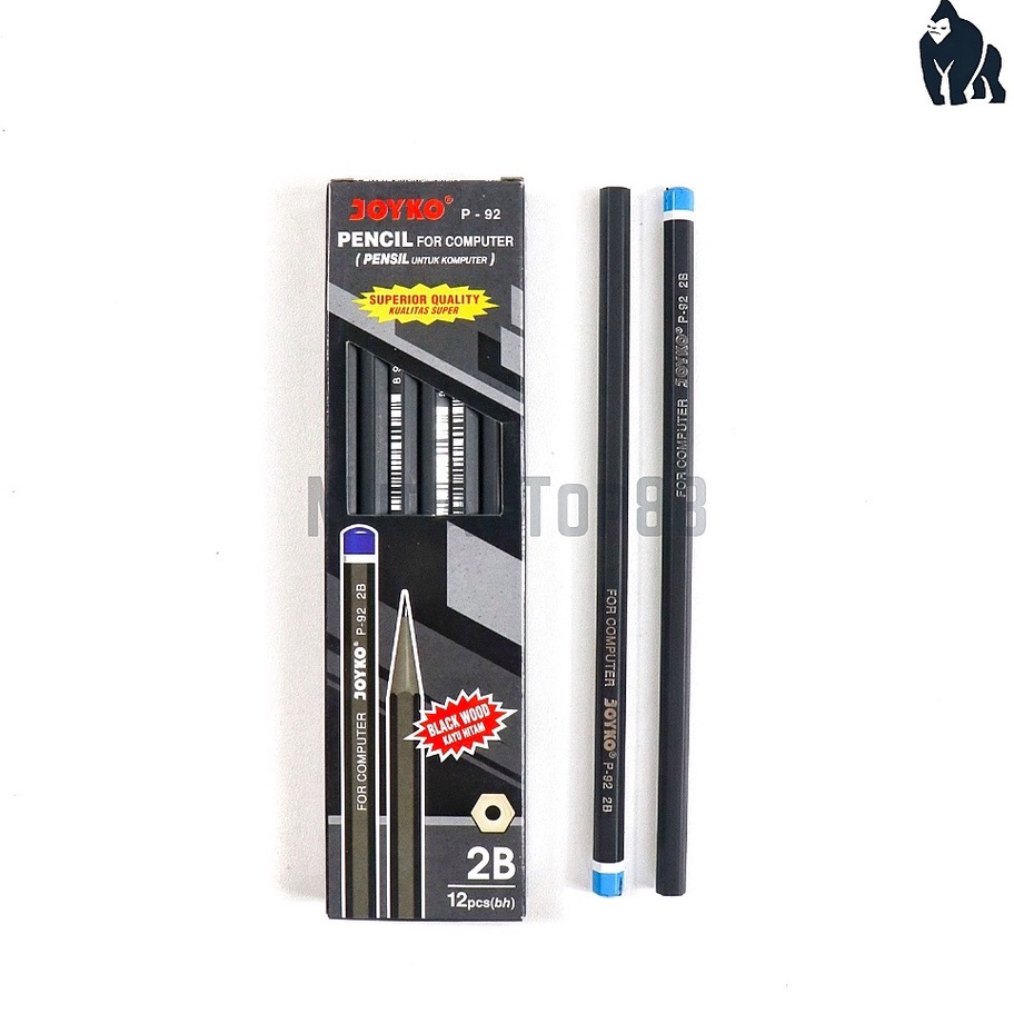 

Pencil 2B P92 Pensil Kayu Hitam Komputer Ujian Lusinan Grosir 1 BOX isi 12 PCS