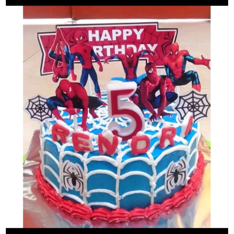 

kue ulang tahun Spiderman