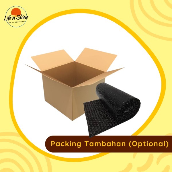 

Packing Tambahan Bubble Wrap dan Kardus